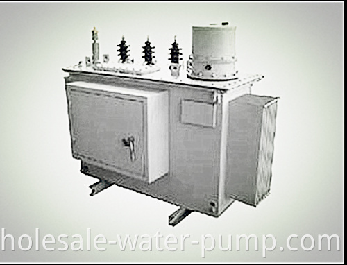 Electric pump self - cooled outdoor step-down transformer.